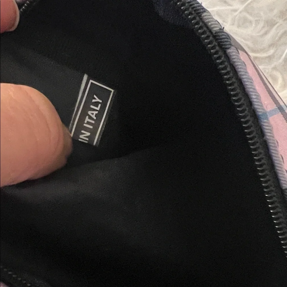 Burberry Pink and Black Plaid Wristlet - Picture 9 of 11